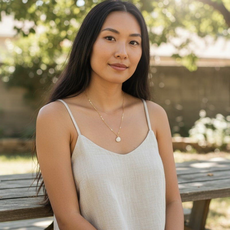 Cockle Shell Necklace | Natural Cockle Shell- For Women | Includes: Necklace