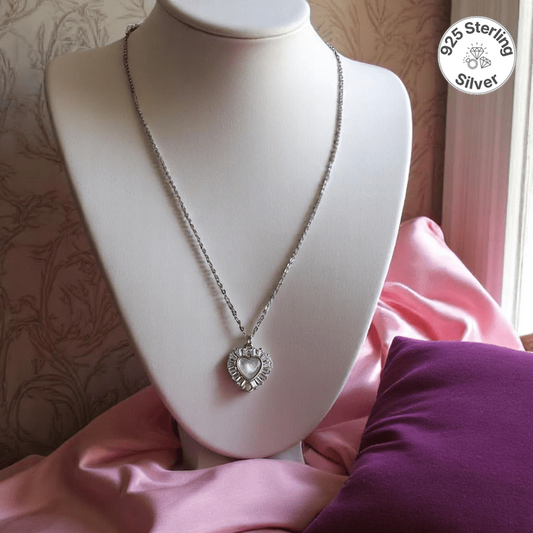 Shimmering Love Necklace | 925 Silver - For Women | Includes: Necklace