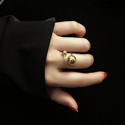 Magic Twist Adjustable Ring | 18K PVD Gold Plated- For Women | Includes: Ring