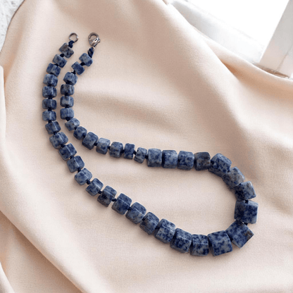 Calming Sodalite Necklace | Sodalite Stone - For Women | Includes: Necklace