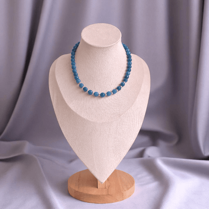 Little Blue Muse Necklace | 925 Silver & Agate - For Girl Kids | Includes: Necklace