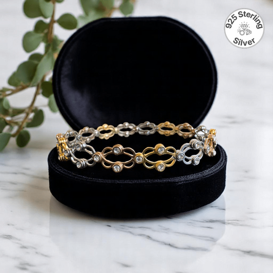 Dual Shade Convertible Ring/Bracelet | 925 Silver - For Women | Includes: Ring/Bracelet
