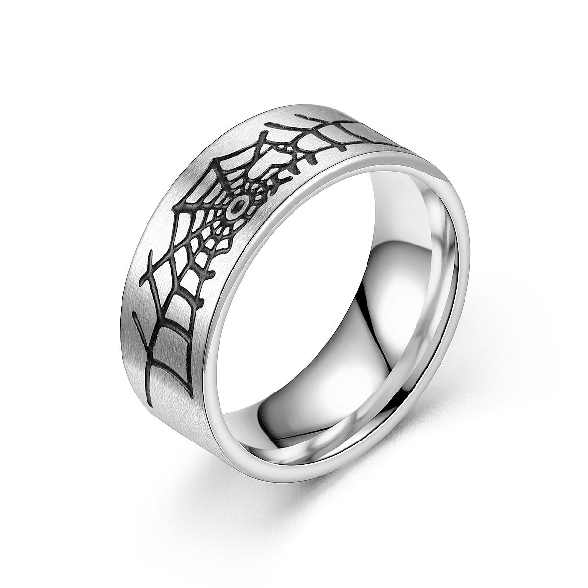 Everyday Spider Designer Steel Ring | Real Steel– For Men | Includes: Ring