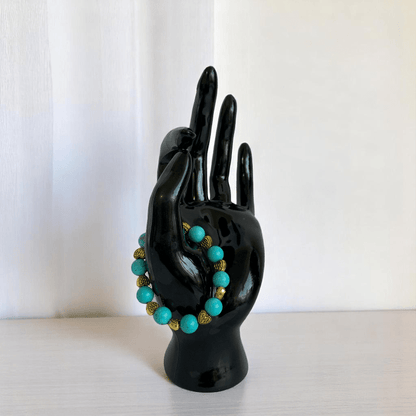 Tiny Treasures Bracelet | Turquoise Stone - For Kids | Includes: Bracelet