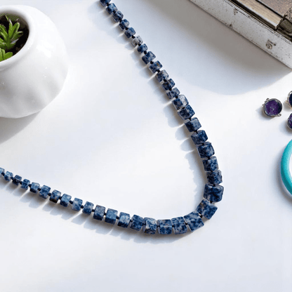 Calming Sodalite Necklace | Sodalite Stone - For Women | Includes: Necklace