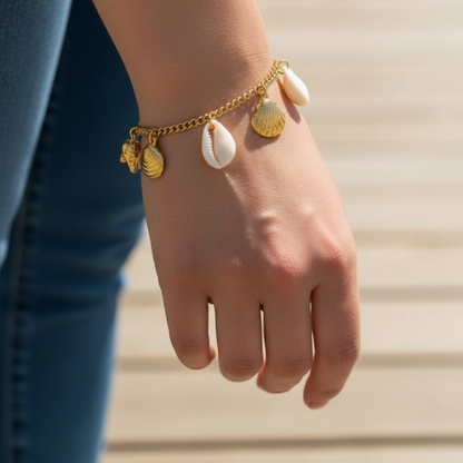 Sea fortune Bracelet | 18K PVD Gold Plated - For Women | Includes: Bracelet