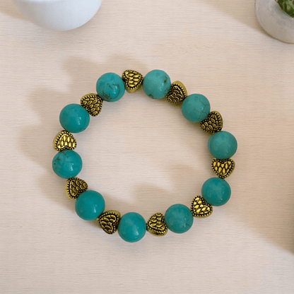Tiny Treasures Bracelet | Turquoise Stone - For Kids | Includes: Bracelet
