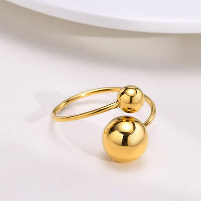 Magic Twist Adjustable Ring | 18K PVD Gold Plated- For Women | Includes: Ring