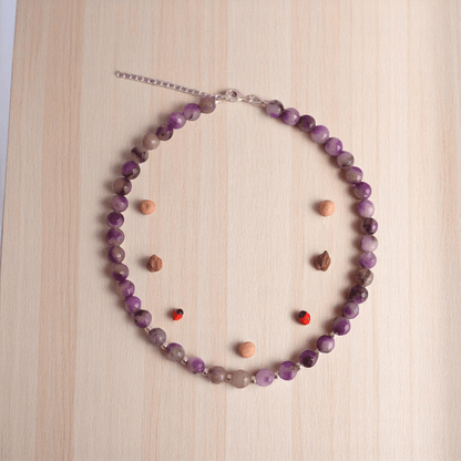 Purple Pixie Necklace | 925 Silver & Amethyst Stone - For Girl Kids | Includes: Necklace