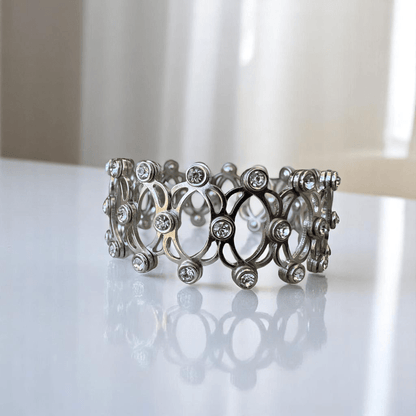 Elegant Convertible Ring/Bracelet | 925 Silver - For Women | Includes: Ring/Bracelet