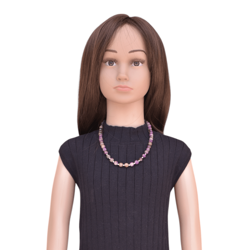 Purple Pixie Necklace | 925 Silver & Amethyst Stone - For Girl Kids | Includes: Necklace