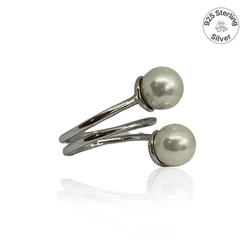 Celestial Pearl Ring | 925 Silver & Pearl - For Women | Includes: Ring