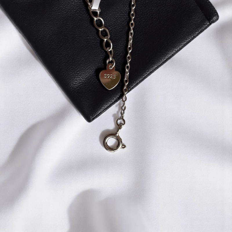 Shiny Butterfly Necklace | 925 Silver - For Women | Includes: Necklace