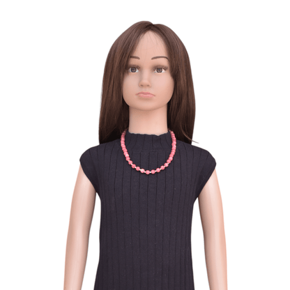 Joy Charm Necklace | 925 Silver & Rhodonite Stone - For Girl Kids | Includes: Necklace