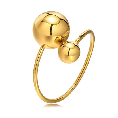 Magic Twist Adjustable Ring | 18K PVD Gold Plated- For Women | Includes: Ring