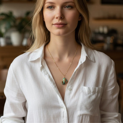 Florida Rock Shell Necklace | Natural Florida Rock Shell- For Women | Includes: Necklace