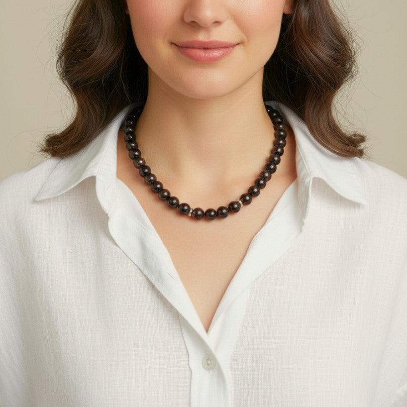 Radiant Rouge Necklace | Garnet Stone - For All | Includes: Necklace