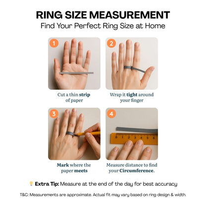 Textured Zircon Ring | 18K PVD Gold Plated - For Women | Includes: Ring