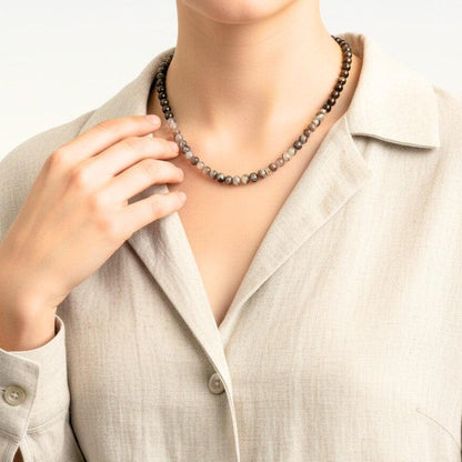 Horizon Necklace | Botswana Stone - For All | Includes: Necklace
