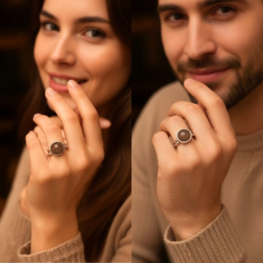 Adjustable Clarity Ring| Sunstone - For Unisex | Includes: Ring