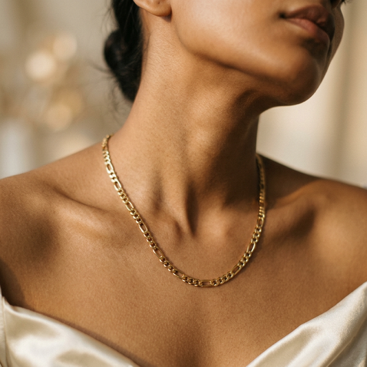 Rhythm FIGARO LINK Necklace | Gold-Tone - For Women | Includes: Necklace