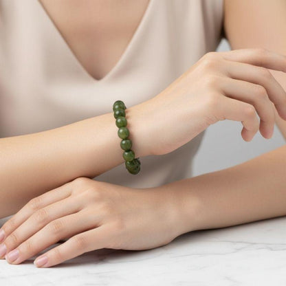 Balance Bracelet | Green Jade - For Unisex | Includes: Bracelet