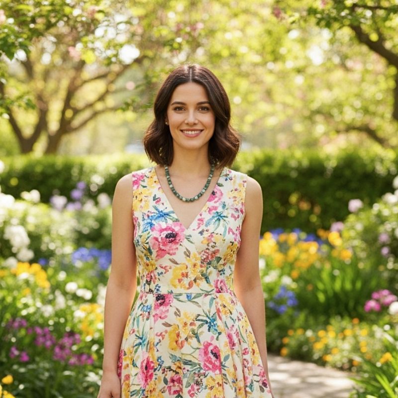 Bold Balance Necklace | Tree Agate - For Women | Includes: Necklace