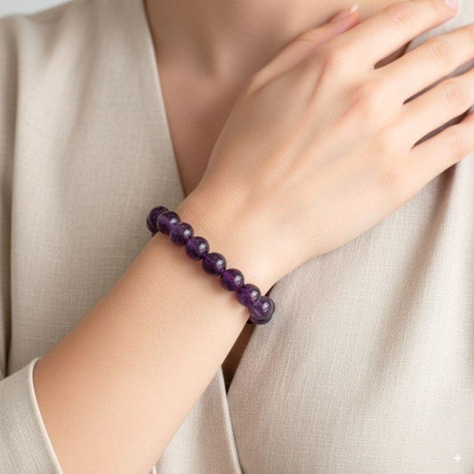 Calm Bracelet | Amethyst - For Unisex | Includes: Bracelet