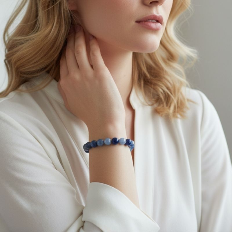 Calm Bracelet | Blue Aventurine - For Unisex | Includes: Bracelet