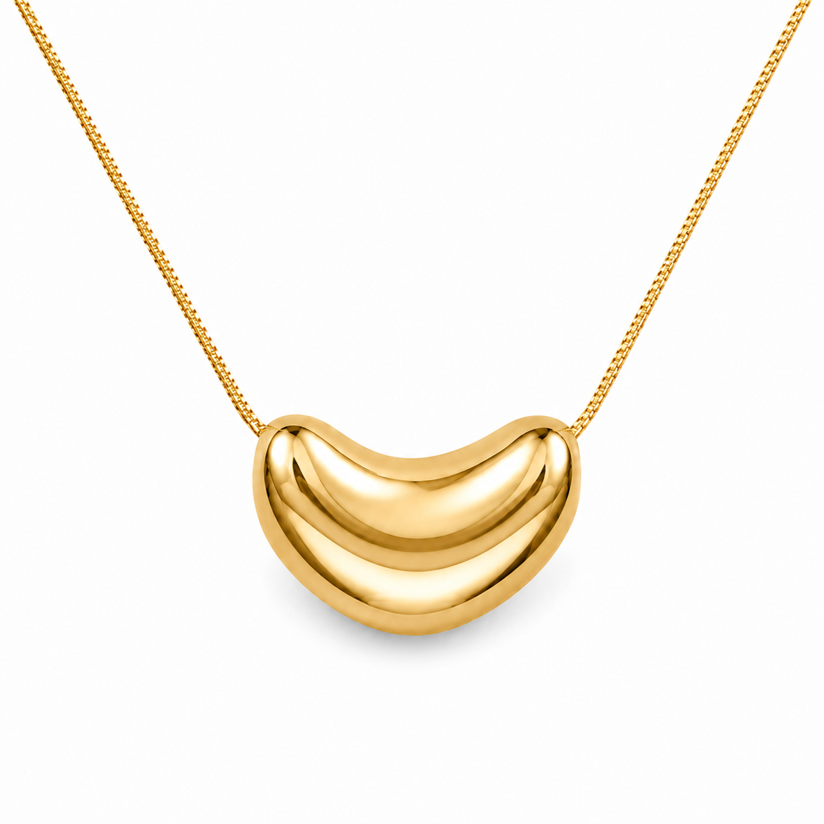 Muse SCULPTED CRESCENT Necklace | Gold-Tone - For Women | Includes: Necklace