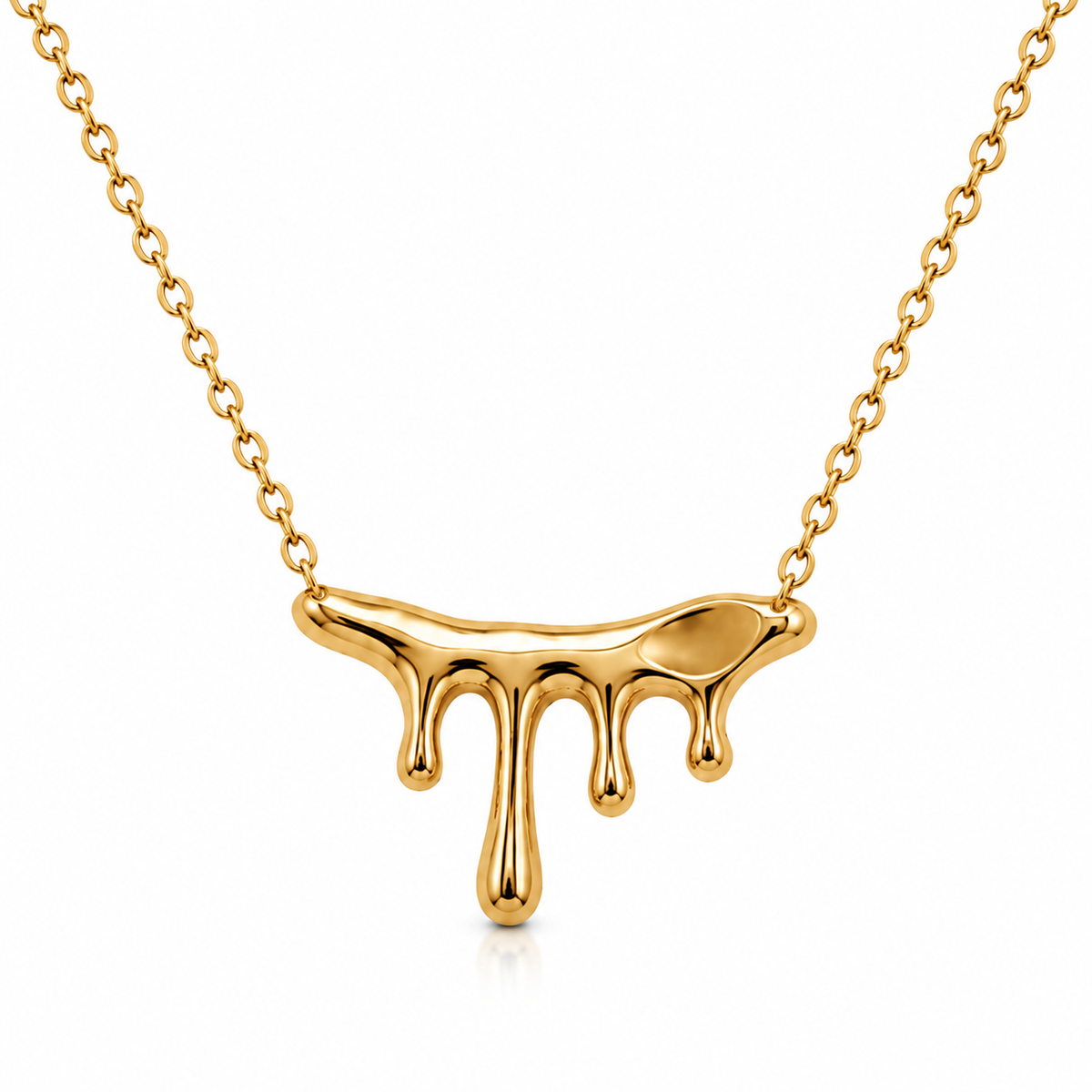 Molten DRIP Necklace | Gold-Tone - For Women | Includes: Necklace