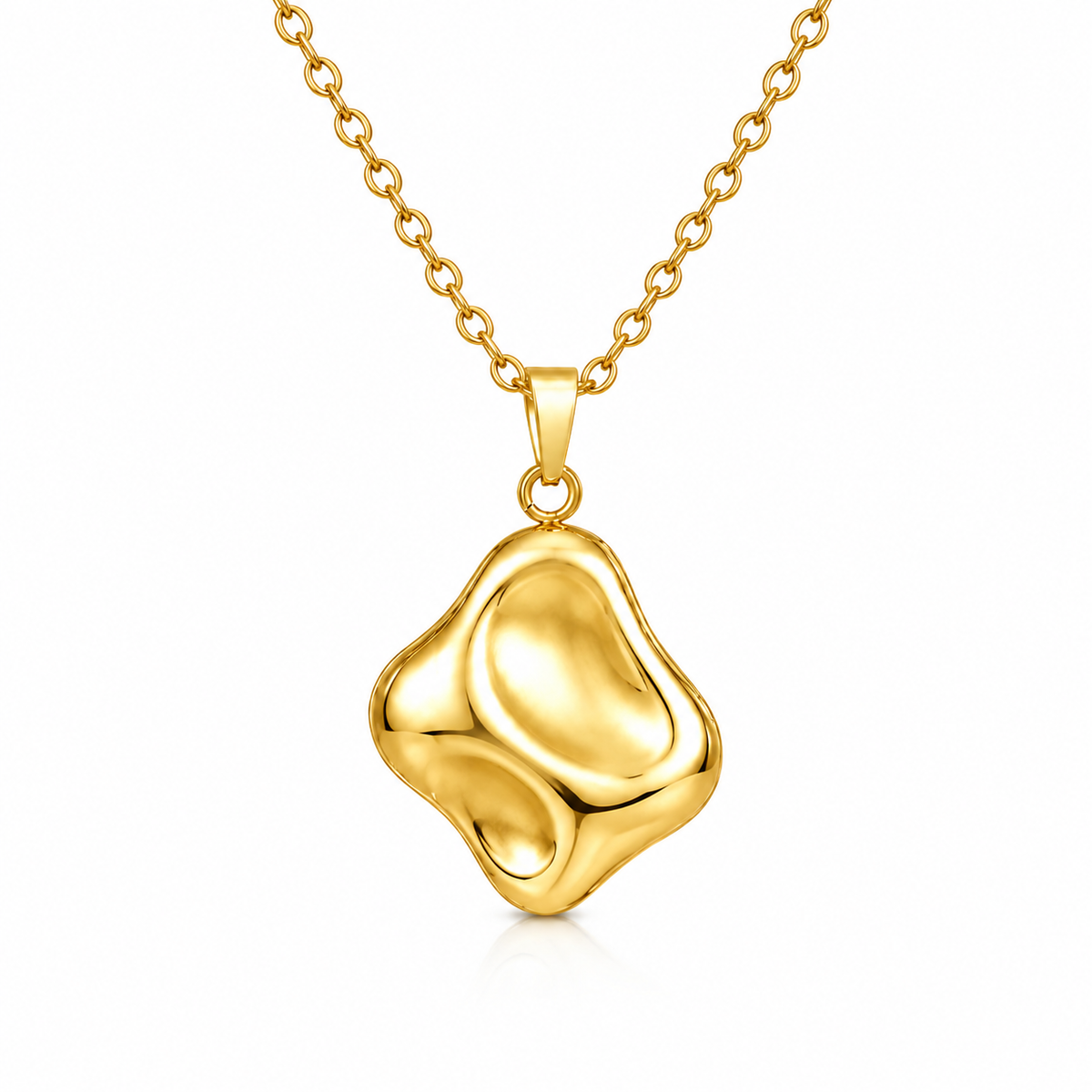 Ripple ORGANIC PENDANT Necklace | Gold-Tone - For Women | Includes: Necklace