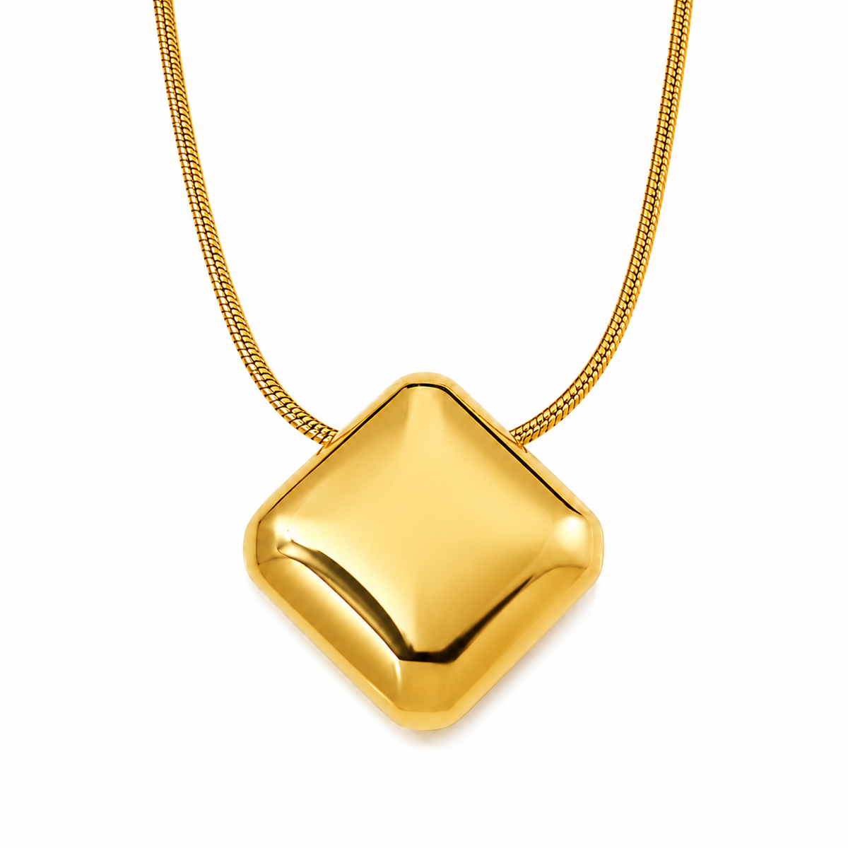 Forma SOFT DIAMOND-SHAPE Necklace | Gold-Tone - For Women | Includes: Necklace
