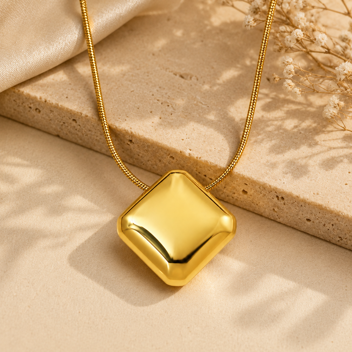 Forma SOFT DIAMOND-SHAPE Necklace | Gold-Tone - For Women | Includes: Necklace