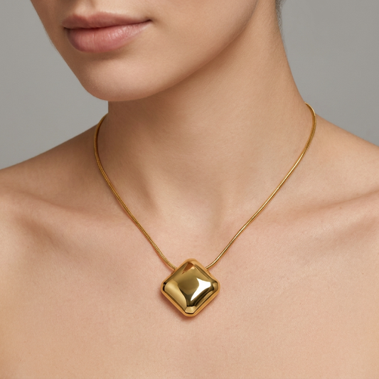 Forma SOFT DIAMOND-SHAPE Necklace | Gold-Tone - For Women | Includes: Necklace