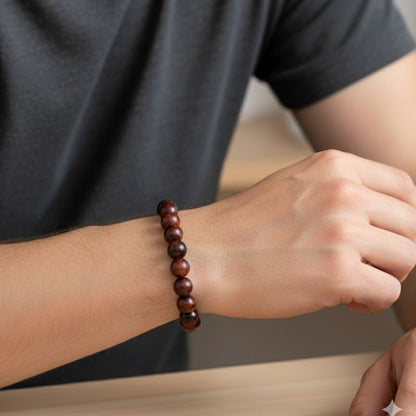 Courage Bracelet | Red Tiger Eye - For Unisex | Includes: Bracelet