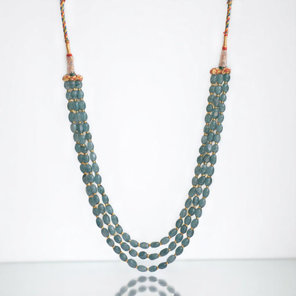 Blue Mirage Layred Necklace | Blue Agate Stone - For Women | Includes: Necklace