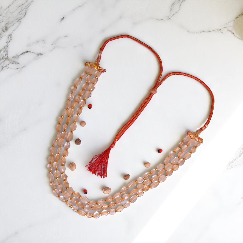 Citrine Crown Layered Necklace | Citrine Stone - For Women | Includes: Necklace