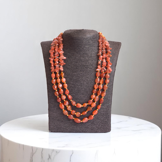 Enchanted Elegance Layered Necklace | Caroline Stone - For Women | Includes: Necklace