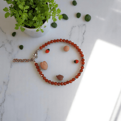 Playful Onyx Anklet | Onyx Stone - For Girl Kids | Includes: Anklet