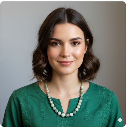 Earthbound Serenity Necklace | Tree Agate Stone - For Women | Includes: Necklace