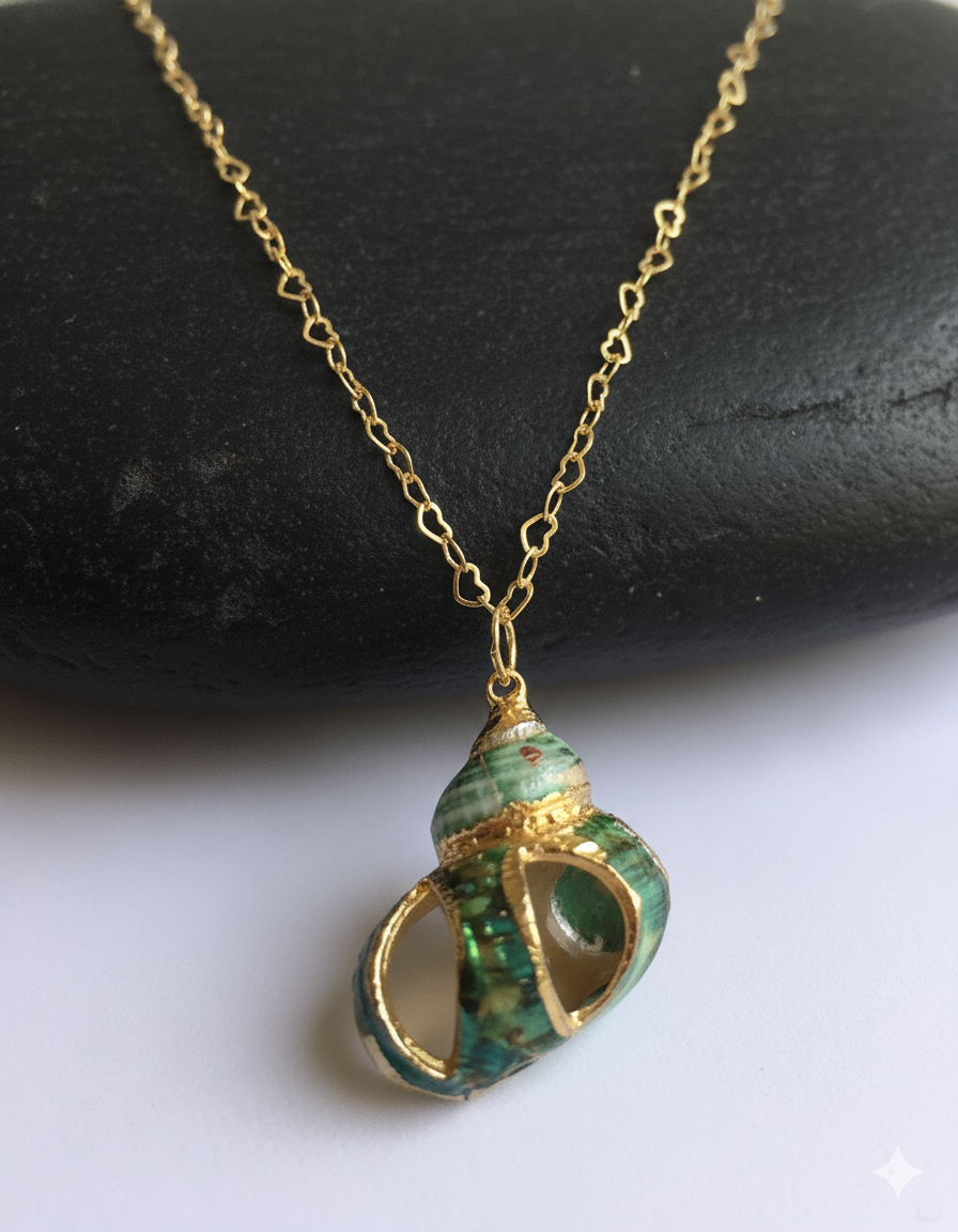 Florida Rock Shell Necklace | Natural Florida Rock Shell- For Women | Includes: Necklace