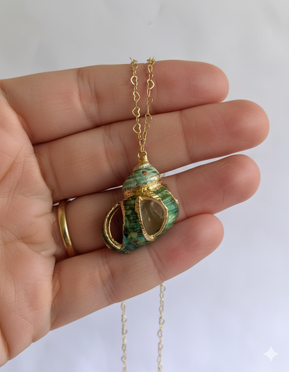 Florida Rock Shell Necklace | Natural Florida Rock Shell- For Women | Includes: Necklace