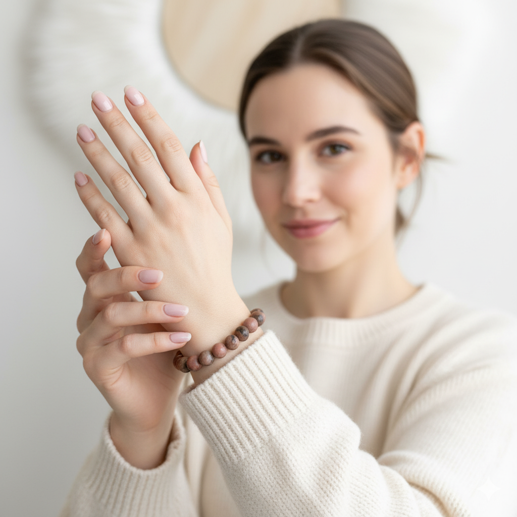 Love Bracelet | Rhodonite | Includes: Bracelet
