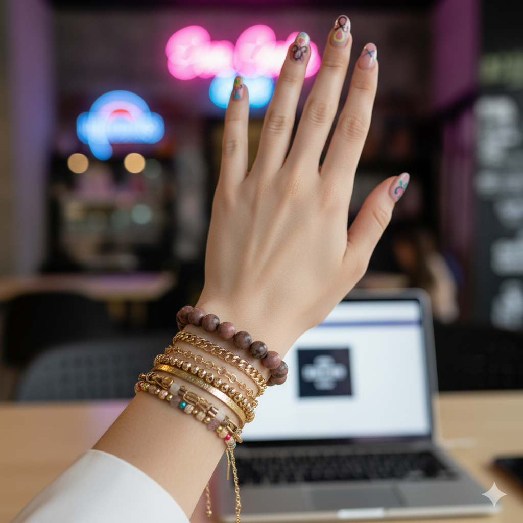 Love Bracelet | Rhodonite | Includes: Bracelet