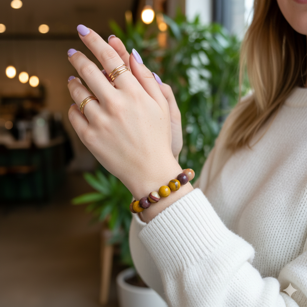 Grounded Bracelet | Mookaite | Includes: Bracelet