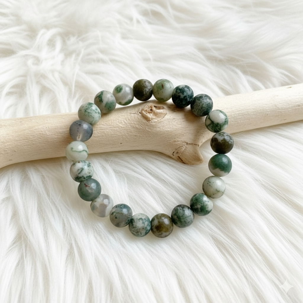 Tree Harmony Bracelet | Tree Agate | Includes: Bracelet