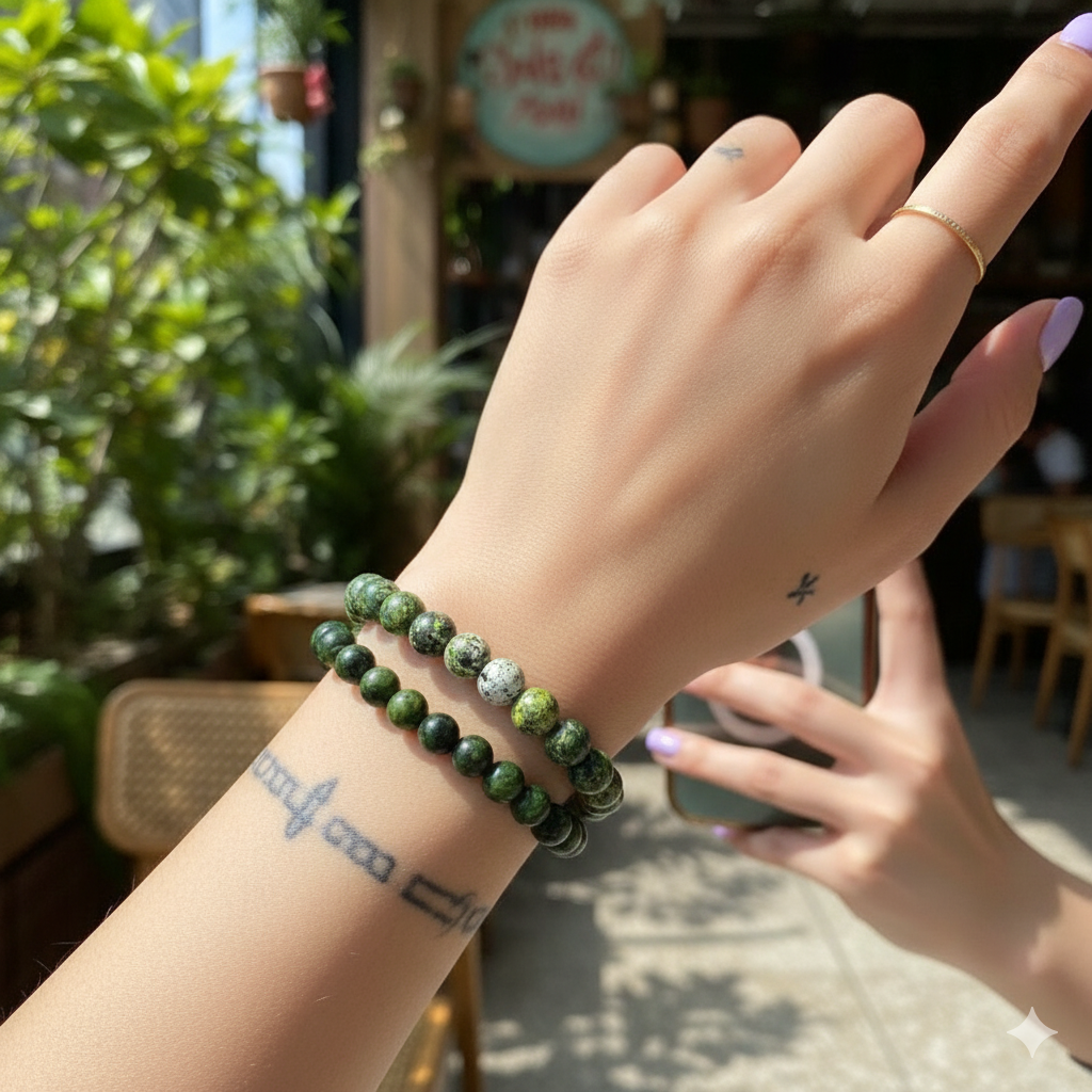 Endurance Stacked Bracelet Set Of 2 | Rhyolite | Includes: Bracelets (Set of 2)