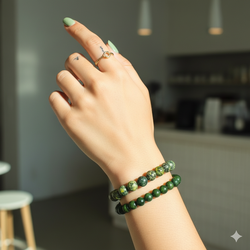 Endurance Stacked Bracelet Set Of 2 | Rhyolite | Includes: Bracelets (Set of 2)