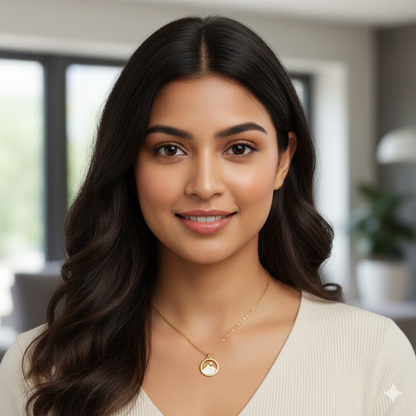 Sunrise Dainty Necklace | 18K PVD Gold Plated - For Women | Includes: Necklace